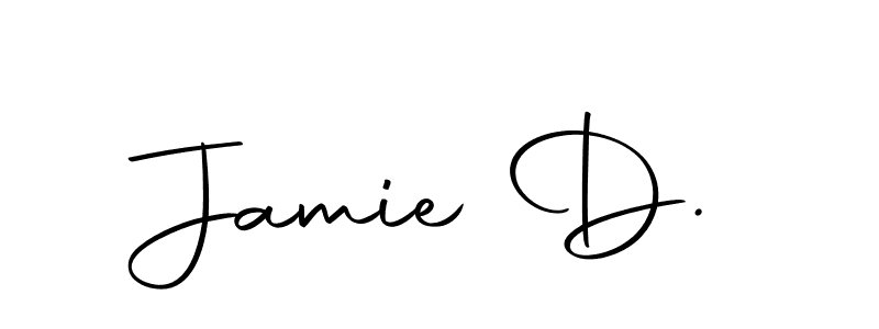 if you are searching for the best signature style for your name Jamie D.. so please give up your signature search. here we have designed multiple signature styles  using Autography-DOLnW. Jamie D. signature style 10 images and pictures png