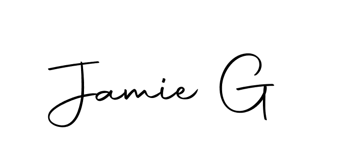 Make a short Jamie G signature style. Manage your documents anywhere anytime using Autography-DOLnW. Create and add eSignatures, submit forms, share and send files easily. Jamie G signature style 10 images and pictures png