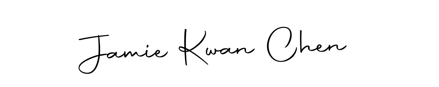 Jamie Kwan Chen stylish signature style. Best Handwritten Sign (Autography-DOLnW) for my name. Handwritten Signature Collection Ideas for my name Jamie Kwan Chen. Jamie Kwan Chen signature style 10 images and pictures png