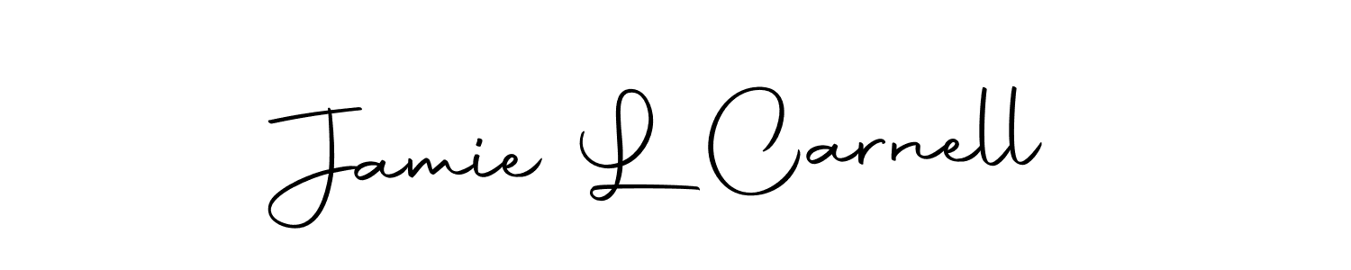 Make a short Jamie L Carnell signature style. Manage your documents anywhere anytime using Autography-DOLnW. Create and add eSignatures, submit forms, share and send files easily. Jamie L Carnell signature style 10 images and pictures png