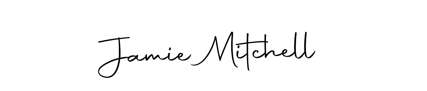 Jamie Mitchell stylish signature style. Best Handwritten Sign (Autography-DOLnW) for my name. Handwritten Signature Collection Ideas for my name Jamie Mitchell. Jamie Mitchell signature style 10 images and pictures png