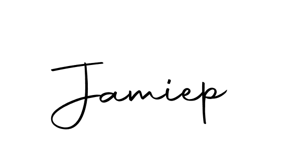 Use a signature maker to create a handwritten signature online. With this signature software, you can design (Autography-DOLnW) your own signature for name Jamiep. Jamiep signature style 10 images and pictures png