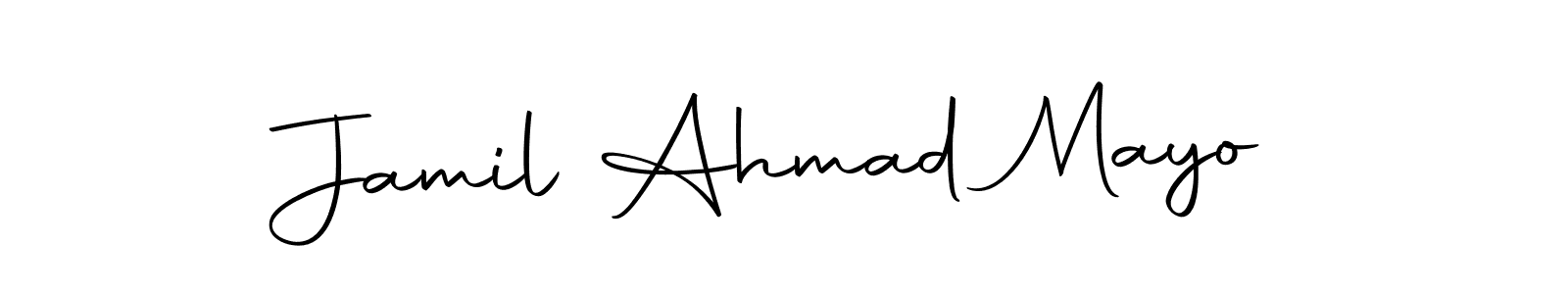 Autography-DOLnW is a professional signature style that is perfect for those who want to add a touch of class to their signature. It is also a great choice for those who want to make their signature more unique. Get Jamil Ahmad Mayo name to fancy signature for free. Jamil Ahmad Mayo signature style 10 images and pictures png