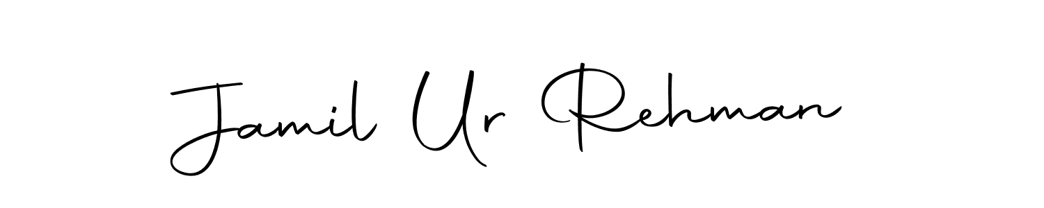 The best way (Autography-DOLnW) to make a short signature is to pick only two or three words in your name. The name Jamil Ur Rehman include a total of six letters. For converting this name. Jamil Ur Rehman signature style 10 images and pictures png