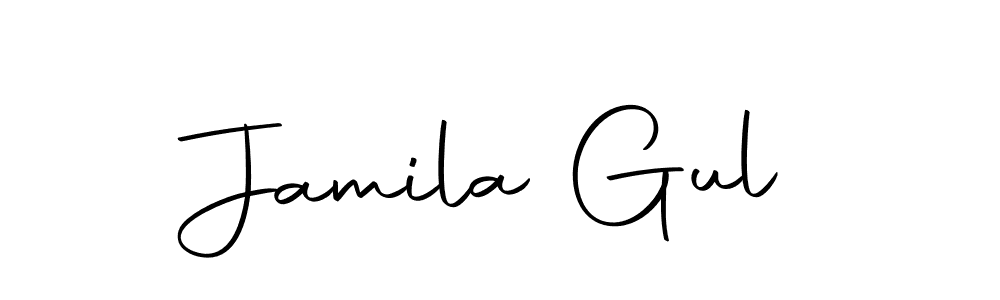 Here are the top 10 professional signature styles for the name Jamila Gul. These are the best autograph styles you can use for your name. Jamila Gul signature style 10 images and pictures png