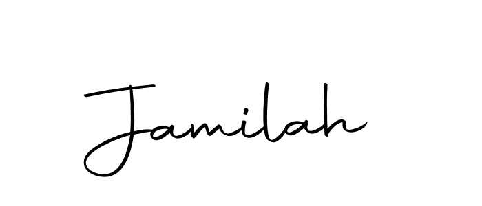 How to make Jamilah signature? Autography-DOLnW is a professional autograph style. Create handwritten signature for Jamilah name. Jamilah signature style 10 images and pictures png