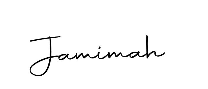 How to make Jamimah name signature. Use Autography-DOLnW style for creating short signs online. This is the latest handwritten sign. Jamimah signature style 10 images and pictures png