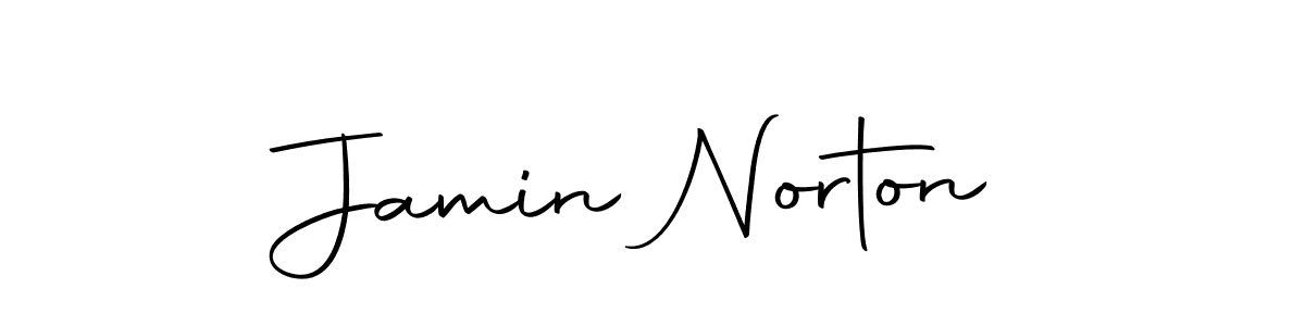 Create a beautiful signature design for name Jamin Norton. With this signature (Autography-DOLnW) fonts, you can make a handwritten signature for free. Jamin Norton signature style 10 images and pictures png
