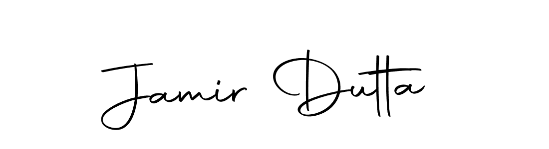 Create a beautiful signature design for name Jamir Dutta. With this signature (Autography-DOLnW) fonts, you can make a handwritten signature for free. Jamir Dutta signature style 10 images and pictures png