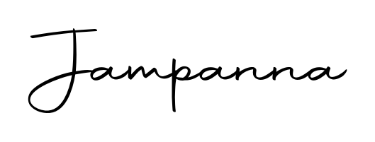 Use a signature maker to create a handwritten signature online. With this signature software, you can design (Autography-DOLnW) your own signature for name Jampanna. Jampanna signature style 10 images and pictures png