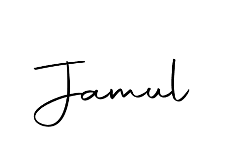 Here are the top 10 professional signature styles for the name Jamul. These are the best autograph styles you can use for your name. Jamul signature style 10 images and pictures png