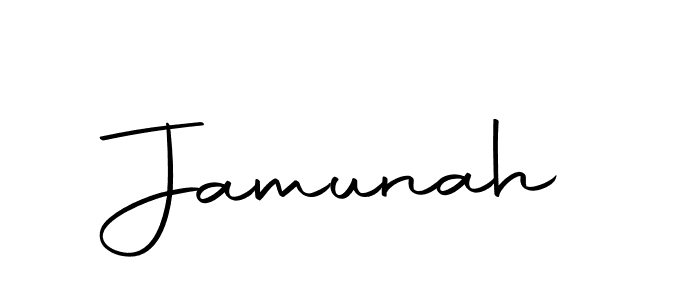 Make a beautiful signature design for name Jamunah. Use this online signature maker to create a handwritten signature for free. Jamunah signature style 10 images and pictures png