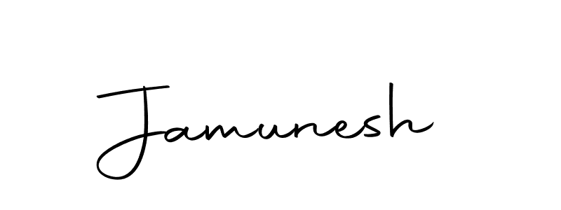 Make a beautiful signature design for name Jamunesh. With this signature (Autography-DOLnW) style, you can create a handwritten signature for free. Jamunesh signature style 10 images and pictures png