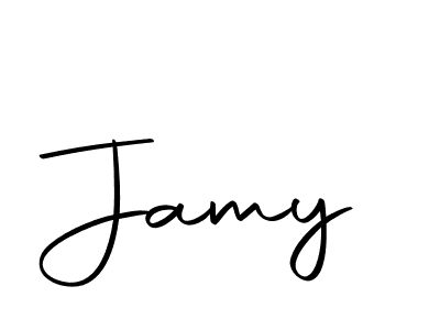 You should practise on your own different ways (Autography-DOLnW) to write your name (Jamy) in signature. don't let someone else do it for you. Jamy signature style 10 images and pictures png