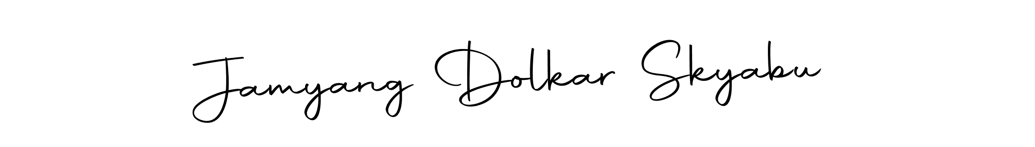 Jamyang Dolkar Skyabu stylish signature style. Best Handwritten Sign (Autography-DOLnW) for my name. Handwritten Signature Collection Ideas for my name Jamyang Dolkar Skyabu. Jamyang Dolkar Skyabu signature style 10 images and pictures png