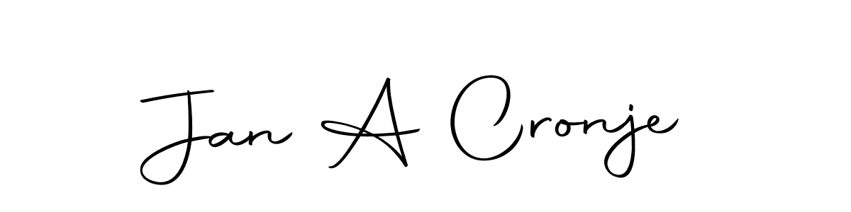 Create a beautiful signature design for name Jan A Cronje. With this signature (Autography-DOLnW) fonts, you can make a handwritten signature for free. Jan A Cronje signature style 10 images and pictures png