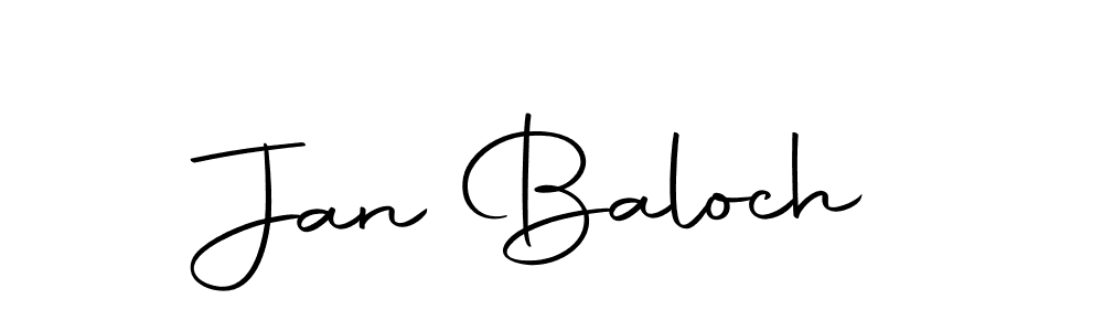 Create a beautiful signature design for name Jan Baloch. With this signature (Autography-DOLnW) fonts, you can make a handwritten signature for free. Jan Baloch signature style 10 images and pictures png