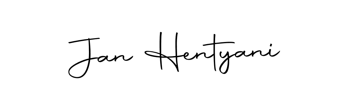 Make a beautiful signature design for name Jan Hentyani. Use this online signature maker to create a handwritten signature for free. Jan Hentyani signature style 10 images and pictures png