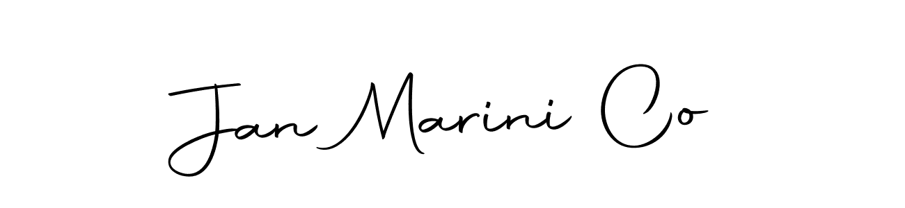 It looks lik you need a new signature style for name Jan Marini Co. Design unique handwritten (Autography-DOLnW) signature with our free signature maker in just a few clicks. Jan Marini Co signature style 10 images and pictures png