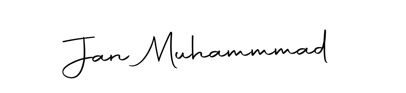 Use a signature maker to create a handwritten signature online. With this signature software, you can design (Autography-DOLnW) your own signature for name Jan Muhammmad. Jan Muhammmad signature style 10 images and pictures png