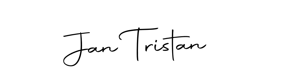 Use a signature maker to create a handwritten signature online. With this signature software, you can design (Autography-DOLnW) your own signature for name Jan Tristan. Jan Tristan signature style 10 images and pictures png