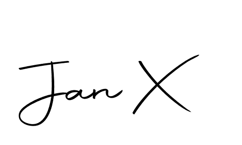 The best way (Autography-DOLnW) to make a short signature is to pick only two or three words in your name. The name Jan X include a total of six letters. For converting this name. Jan X signature style 10 images and pictures png