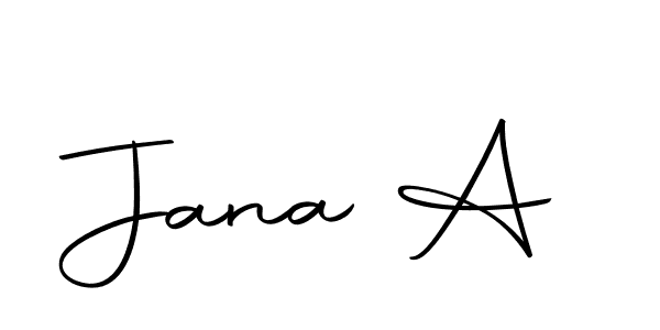 Here are the top 10 professional signature styles for the name Jana A. These are the best autograph styles you can use for your name. Jana A signature style 10 images and pictures png