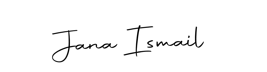 if you are searching for the best signature style for your name Jana Ismail. so please give up your signature search. here we have designed multiple signature styles  using Autography-DOLnW. Jana Ismail signature style 10 images and pictures png