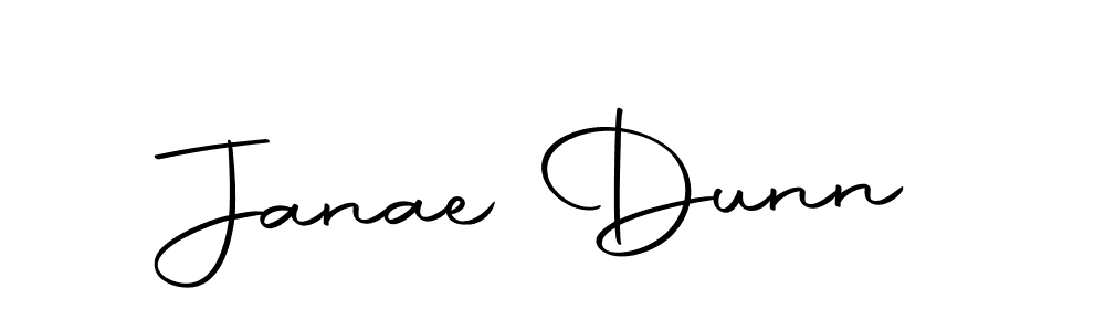 Use a signature maker to create a handwritten signature online. With this signature software, you can design (Autography-DOLnW) your own signature for name Janae Dunn. Janae Dunn signature style 10 images and pictures png