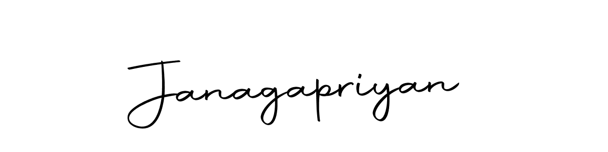 Use a signature maker to create a handwritten signature online. With this signature software, you can design (Autography-DOLnW) your own signature for name Janagapriyan. Janagapriyan signature style 10 images and pictures png