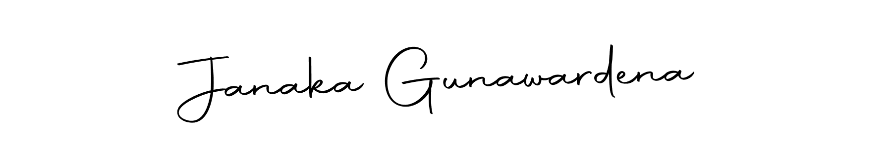 Make a beautiful signature design for name Janaka Gunawardena. With this signature (Autography-DOLnW) style, you can create a handwritten signature for free. Janaka Gunawardena signature style 10 images and pictures png