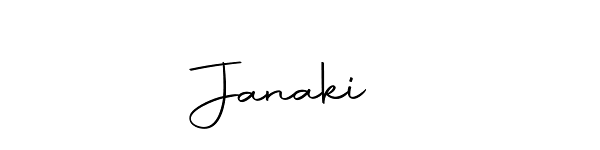 Use a signature maker to create a handwritten signature online. With this signature software, you can design (Autography-DOLnW) your own signature for name Janaki❤️. Janaki❤️ signature style 10 images and pictures png