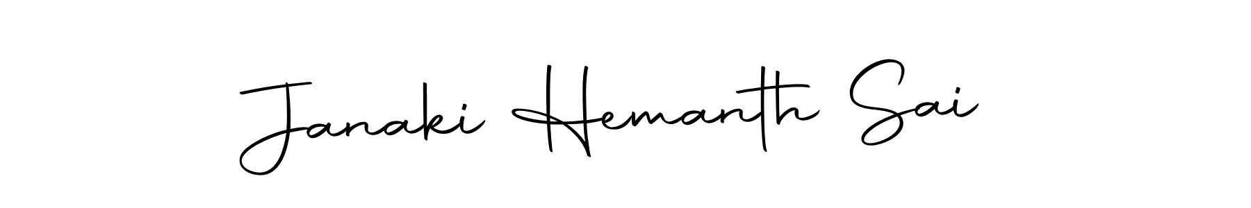 You should practise on your own different ways (Autography-DOLnW) to write your name (Janaki Hemanth Sai) in signature. don't let someone else do it for you. Janaki Hemanth Sai signature style 10 images and pictures png