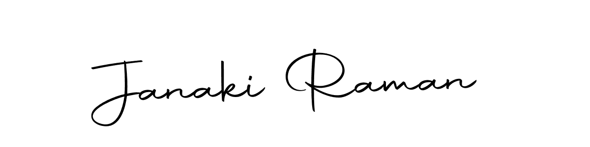 Create a beautiful signature design for name Janaki Raman. With this signature (Autography-DOLnW) fonts, you can make a handwritten signature for free. Janaki Raman signature style 10 images and pictures png