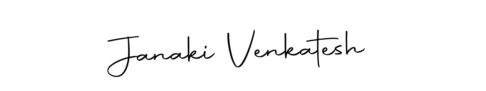 Make a beautiful signature design for name Janaki Venkatesh. With this signature (Autography-DOLnW) style, you can create a handwritten signature for free. Janaki Venkatesh signature style 10 images and pictures png