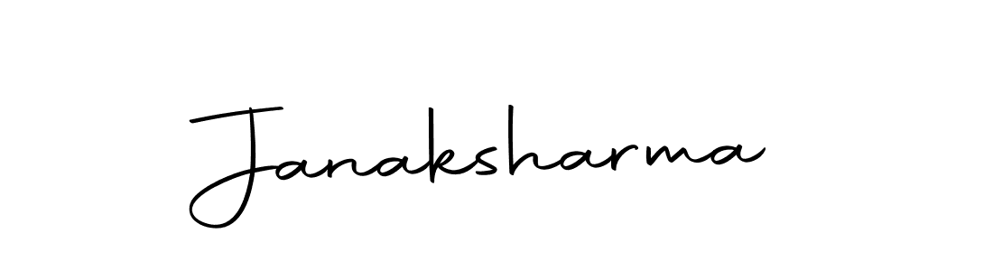 Create a beautiful signature design for name Janaksharma. With this signature (Autography-DOLnW) fonts, you can make a handwritten signature for free. Janaksharma signature style 10 images and pictures png