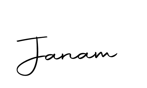 You should practise on your own different ways (Autography-DOLnW) to write your name (Janam) in signature. don't let someone else do it for you. Janam signature style 10 images and pictures png