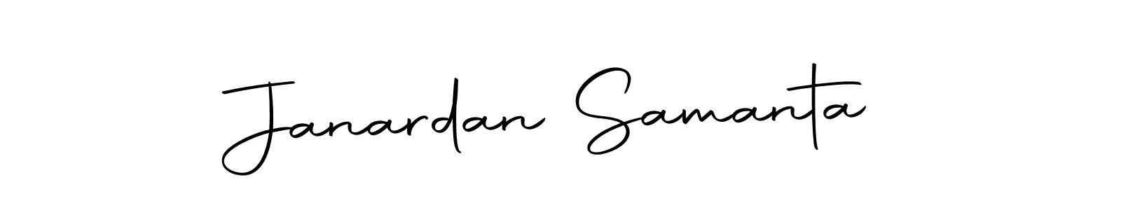 Create a beautiful signature design for name Janardan Samanta. With this signature (Autography-DOLnW) fonts, you can make a handwritten signature for free. Janardan Samanta signature style 10 images and pictures png