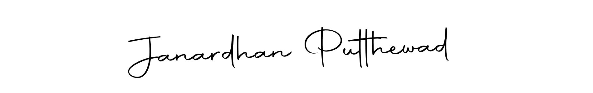 Make a short Janardhan Putthewad signature style. Manage your documents anywhere anytime using Autography-DOLnW. Create and add eSignatures, submit forms, share and send files easily. Janardhan Putthewad signature style 10 images and pictures png