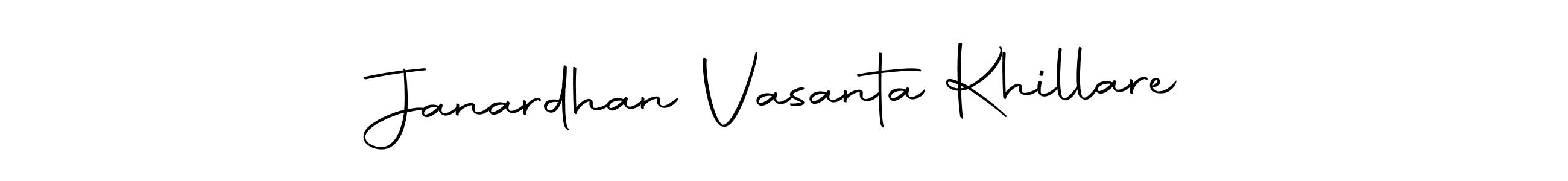 Make a beautiful signature design for name Janardhan Vasanta Khillare. With this signature (Autography-DOLnW) style, you can create a handwritten signature for free. Janardhan Vasanta Khillare signature style 10 images and pictures png