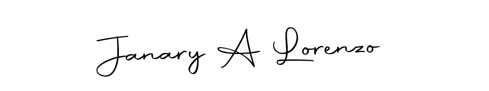 Autography-DOLnW is a professional signature style that is perfect for those who want to add a touch of class to their signature. It is also a great choice for those who want to make their signature more unique. Get Janary A Lorenzo name to fancy signature for free. Janary A Lorenzo signature style 10 images and pictures png