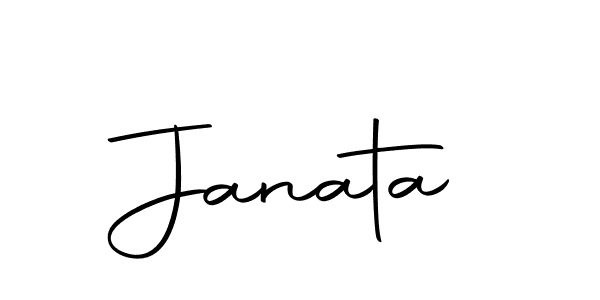 Make a beautiful signature design for name Janata. With this signature (Autography-DOLnW) style, you can create a handwritten signature for free. Janata signature style 10 images and pictures png