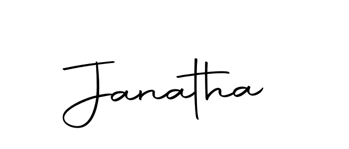 How to make Janatha signature? Autography-DOLnW is a professional autograph style. Create handwritten signature for Janatha name. Janatha signature style 10 images and pictures png