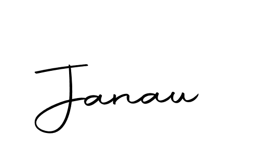 Use a signature maker to create a handwritten signature online. With this signature software, you can design (Autography-DOLnW) your own signature for name Janau. Janau signature style 10 images and pictures png