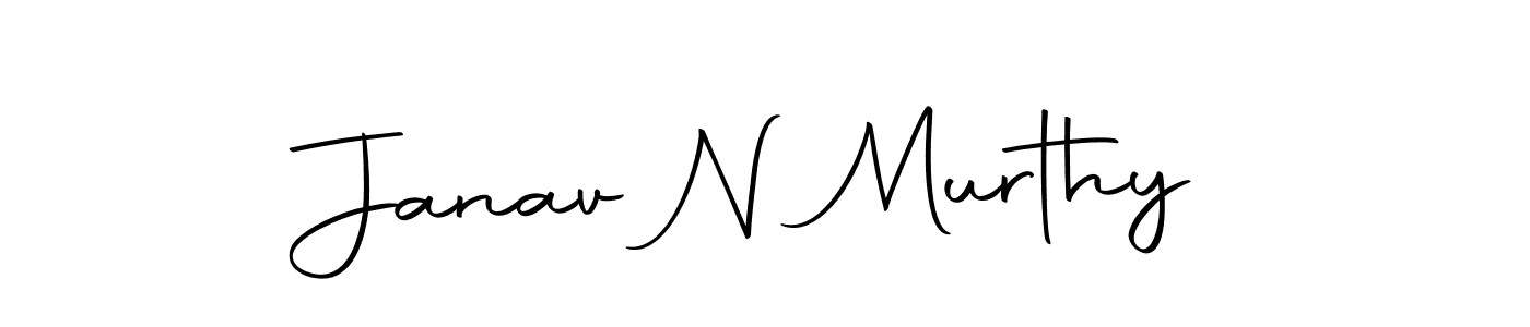 Make a beautiful signature design for name Janav N Murthy. With this signature (Autography-DOLnW) style, you can create a handwritten signature for free. Janav N Murthy signature style 10 images and pictures png