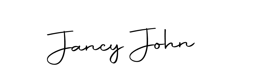 if you are searching for the best signature style for your name Jancy John. so please give up your signature search. here we have designed multiple signature styles  using Autography-DOLnW. Jancy John signature style 10 images and pictures png