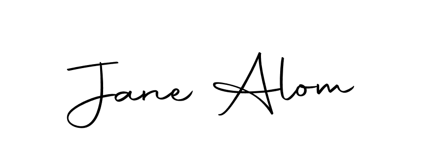 Make a beautiful signature design for name Jane Alom. With this signature (Autography-DOLnW) style, you can create a handwritten signature for free. Jane Alom signature style 10 images and pictures png