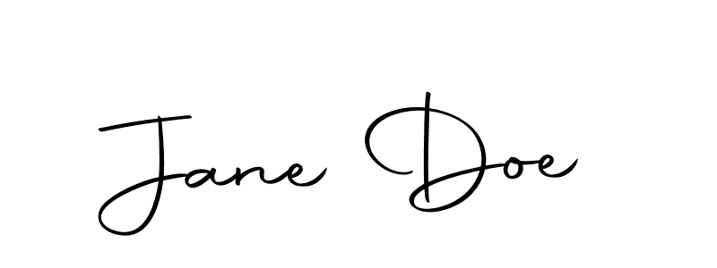 Design your own signature with our free online signature maker. With this signature software, you can create a handwritten (Autography-DOLnW) signature for name Jane Doe. Jane Doe signature style 10 images and pictures png