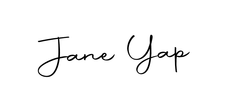 Use a signature maker to create a handwritten signature online. With this signature software, you can design (Autography-DOLnW) your own signature for name Jane Yap. Jane Yap signature style 10 images and pictures png