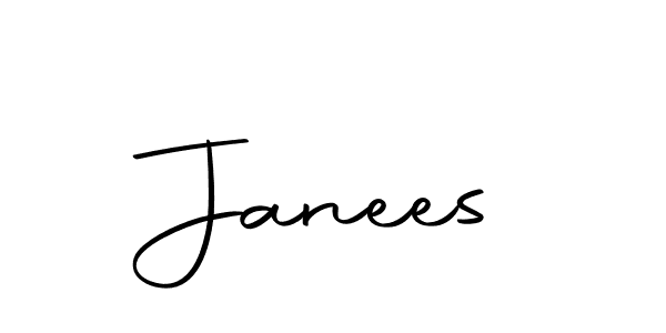 You should practise on your own different ways (Autography-DOLnW) to write your name (Janees) in signature. don't let someone else do it for you. Janees signature style 10 images and pictures png